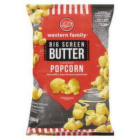 Western Family - Big Screen Butter Popcorn, 200 Gram