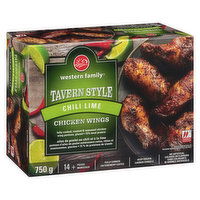 Western Family - Tavern Style Chicken Wings - Chili Lime, 750 Gram