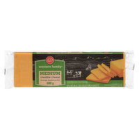 Western Family - Medium Cheddar Cheese, 600 Gram