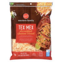 Western Family - Shredded Chesse Blend - Tex Mex, 1 Kilogram