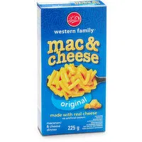 Western Family - Macaroni & Cheese - Original, 225 Gram