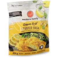 Western Family - Lemon & Herb Crusted Basa Fillets, 454 Gram