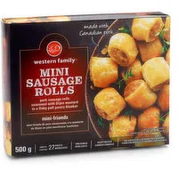 Western Family - Mini Sausage Rolls, 500 Gram