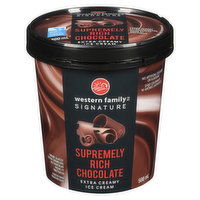 Western Family - Rich Chocolate Ice Cream, 500 Millilitre