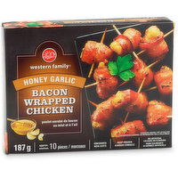 Western Family - Honey Garlic Bacon Wrapped Chicken, 187 Gram