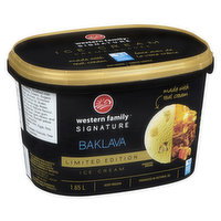Western Family - Signature Baklava Ice Cream, 1.65 Litre