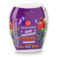 Western Family - Liquid Water Enhancer, Drop The Berry Pomegranate