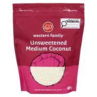 Western Family - Unsweetened Medium Coconut, 405 Gram