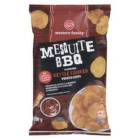 Western Family - Kettle Cooked Potato Chips, Mesquite BBQ Flavoured