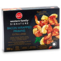 Western Family - Bacon Wrapped Prawns, 300 Gram