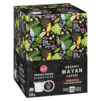 Western Family - Signature Organic Mayan Coffee Pods, Dark Roast, 48 Each