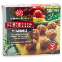 Western Family - Prime Rib Beef Meatballs, 680 Gram