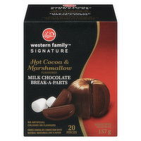 Western Family - Hot Cocoa & Marshmallow Flavoured Break-A-Parts, 157 Gram