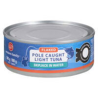 Western Family - Flaked  Pole Caught Light Tuna, Skipjack in Water, 100 Gram