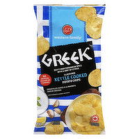 Western Family - Kettle Cooked Potato Chips, Greek, 200 Gram