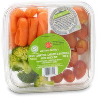 Western Family - Broccoli Carrots & Grape Tomatoes, 245 Gram