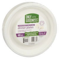 Only Goodness - Compostable Dinner Plates, 10in