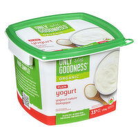 Only Goodness - Organic Plain Yogurt, 1.75 Kilogram