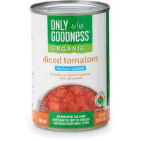 Only Goodness - Organic Diced Tomatoes, 398 Millilitre