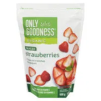 Only Goodness - Organic Sliced Strawberries