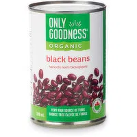 Only Goodness - Black Beans Organic, 398 Millilitre