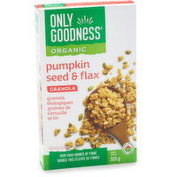 Only Goodness - Organic Pumpkin Seed & Flax Granola, 325 Gram