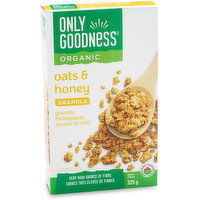 Only Goodness - Organic Oats & Honey Granola, 325 Gram