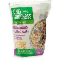 Only Goodness - Organic Old Fashion Rolled Oats, 1 Kilogram