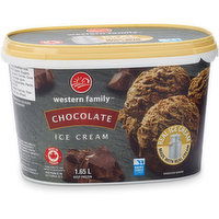 Western Family - Classic Chocolate Ice Cream, 1.65 Litre