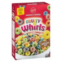 Western Family - Fruity Whirls Cereal, 580 Gram