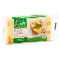 Only Goodness - Organic Marble Cheddar Cheese Block, 325 Gram