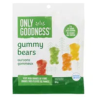 Only Goodness - Gummy Bears - Low Sugar, 50 Gram