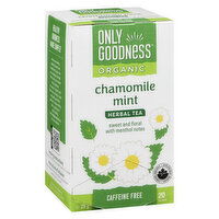 Only Goodness - Organic Chamomile Mint Tea, 20 Each