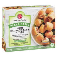 Western Family - Plant Based Mini Sausage-less Rolls