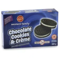 Western Family - Chocolate Cookies & Creme Cookies, 300 Gram