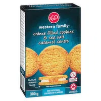 Western Family - Creme Filled Cookies & Sea Salt Caramel Centre