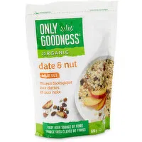 Only Goodness - Muesli, Date & Nut, 620 Gram