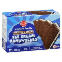 Western Family - Ice Cream Sandwich Cookies & Cream