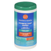 Western Family - Disinfectant Wipe Fresh Scent, 75 Each