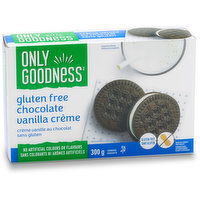 Only Goodness - OG Choc Vanilla Creme Cookies GF, 300 Gram