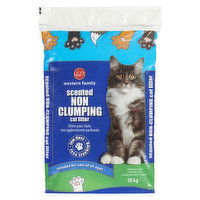 Western Family - Scented Non-Clumping Cat Litter, 10 Kilogram