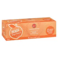 Western Family - Peach Perfect Sparkling Water, 355mL Cans