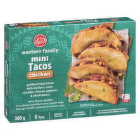 Western Family - Chicken Mini Tacos, 360 Gram