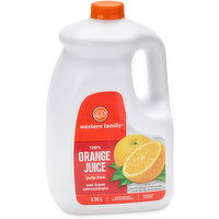 Western Family - Orange Juice, Pulp Free, 3.78 Litre