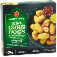 Western Family - Mini Corn Dogs, 400 Gram