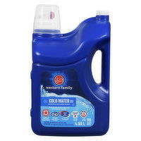 Western Family - Liquid Laundry Detergent, Cold Water Fresh Scent, 4.55 Litre