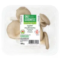 Only Goodness - Oyster Mushrooms, Fresh, Organic, 100 Gram