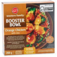 Western Family - Booster Bowl Orange Chicken with Rice