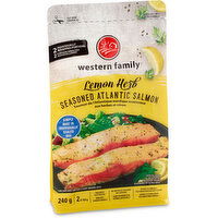 Western Family - Lemon & Herb Salmon Portions, 2 Pack, 240 Gram