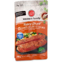 Western Family - Honey Glazed Salmon Portions, 1 Each